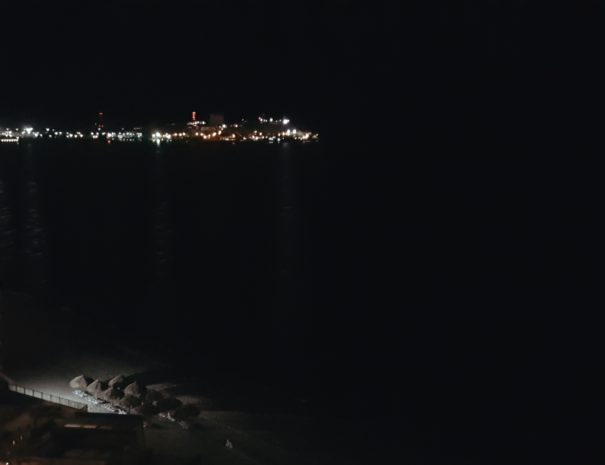 The most amazing night views of the Malecon from the balcony!